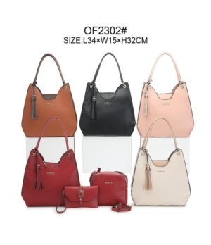 Cartera Ardilla Roja Set 3 piezas 2302